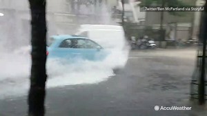 15K views · 260 reactions | Flooding above ground – and underground – in Paris, France yesterday: | AccuWeather | Facebook