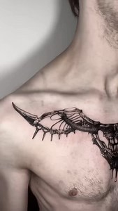 Alien inspired custom chest designs by the incredible @esmeegodfreytattoos ◾️Limited spaces in February/booking March ◾️Please contact Esmme directly to book #alienmovie #alienart #giger #chesttattoo #chestpiece #customtattoo #customideas #customdesign #customart #blackandgreytattoo #blackandgreyink #realismtattoo #londontattoo #tattoooftheday #tattoooftheweek | Six Bullets Tattoo