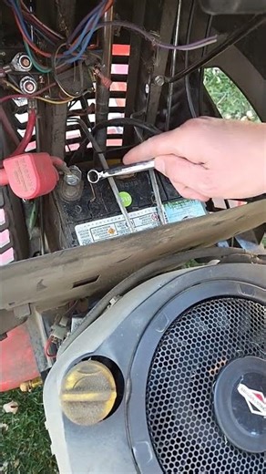 Mower battery reminder