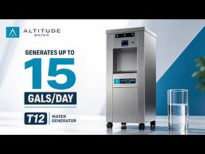 This Machine makes PURE WATER from the AIR - ALTITUDE WATER T12 PRODUCT REVIEW