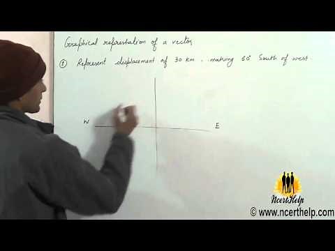 Graphical representation of vectors