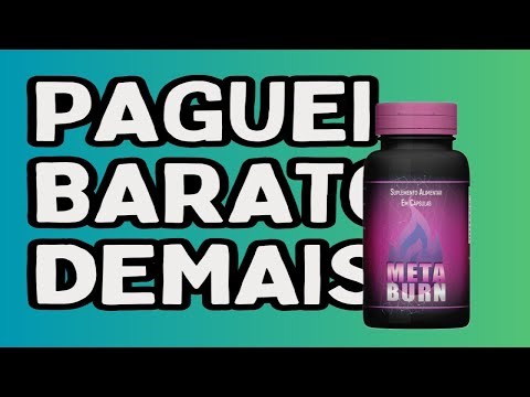 Meta Burn 10 Cpsulas Queime Gordura e Acelere seu Metabolismo Paguei barato demais Ser que