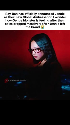Jennie is now officially Ray-Ban's Global Ambassador! 😲🔥 #jennie #blackpink