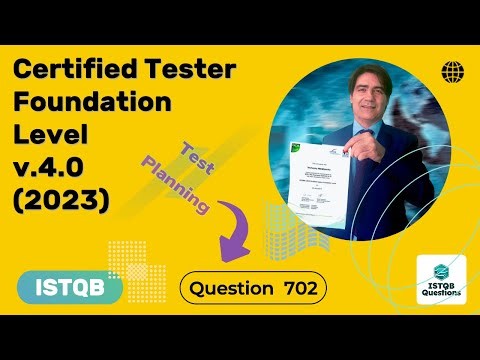 ISTQB. Foundation level v.4.0 (2023). Question #702