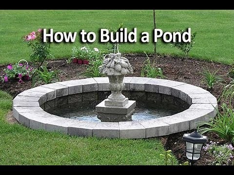 How to Build an In-Ground or Below Ground Pond