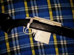 Paper Bolt Action Rifle First bolt function tests