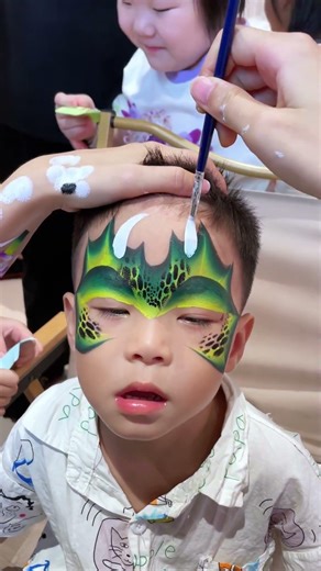 🌸 Beautiful face painting tutorial #art #painting #face painting #face art