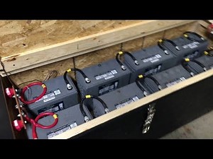 How to get 24V with 12V Solar Batteries