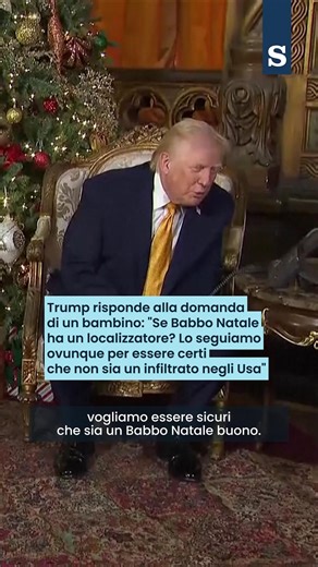 La Stampa on Instagram: "Il presidente degli Stati Uniti Donald Trump e la first lady Melania hanno fatto alcune telefonate con i bambini americani la sera della vigilia di Natale. I piccoli erano desiderosi di sapere quando Babbo Natale sarebbe arrivato nella loro città e se avesse con sé un localizzatore. Il tycoon ha risposto così a un bimbo di 4 anni in Oklahoma: “Tracciamo Babbo Natale in tutto il mondo e lo controlliamo, perché vogliamo essere sicuri che non stiamo infiltrando nel nostro P