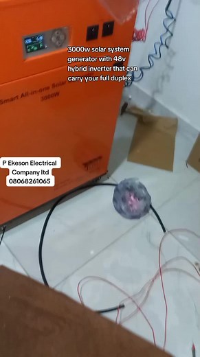 3kva Solar Generator with 48v Hybrid Inverter - Power Your Home Comfortably