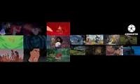 Mix of 2 videos from youtube : All disney movies played at once