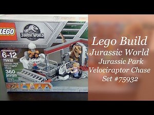 LEGO Jurassic Park Velociraptor Chase Build - Set #75932
