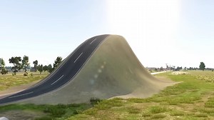 Cars vs Giant Bulge x Switchback Road - BeamNG.Drive | Drive Gameplay