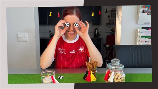 Einfache DIY Fussbälle aus (Fimo) Knete