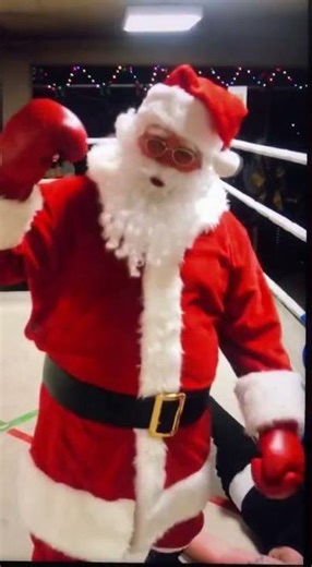 Jake Paul Versus Santa Boxing match #jakepaul #santafight #santa