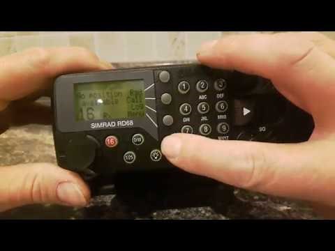 Simrad RD68 VHF Marine DSC Radio MMSI Reset