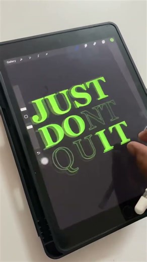 tutorial on digital typography in procreate for tshirt designs #makingvideos #tshirtdesign