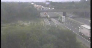 Long delays after all M5 traffic held due to crash