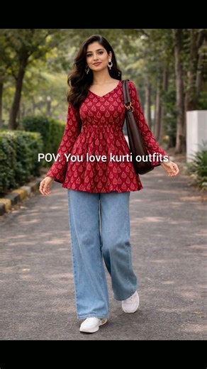 Simple kurti looks that never go out of style 🤍✨Pinterest inspired ethnic outfit #kurtidesign