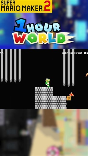 1 Hour World / 2-5 Lavalake Bastion (1QJ-3L8-4VG) / SMM2 Gameplay (short 2)