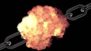 3d Metal Broken Chain Explosion Stock Footage Video (100% Royalty-free) 1016079637 | Shutterstock