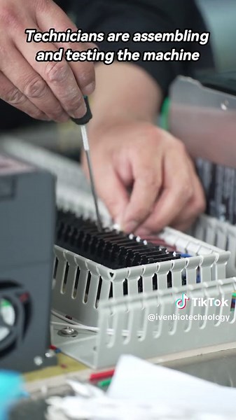 Technicians are carefully assembling and testing machines to ensure that each device meets the highest standards.#Packagingmachinery #assemblyline #productline #IndustrialMachinery #suppliers