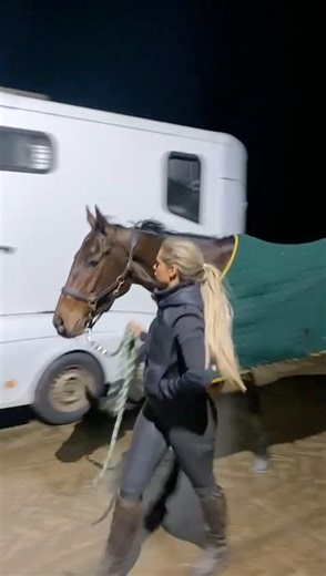 The 2 Sedgefield winners with Luke Connolly & Tally returning home safely to Green Oaks tonight 💚💛 #topspecgivesyouwings | Philip Kirby Racing