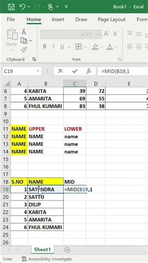How to use MIN formula in excel | Excel में MIN Function कैसे उपयोग करें? | #excel #excelformula