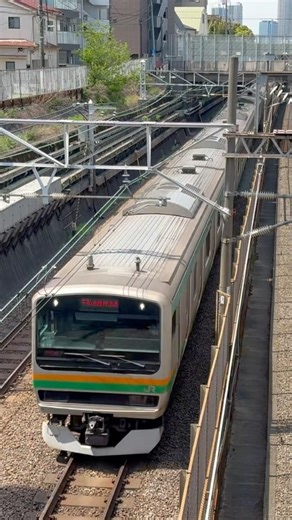 E231系1000番台西大井〜武蔵小杉間通過(御嶽山駅五反田方面ホームから撮影)