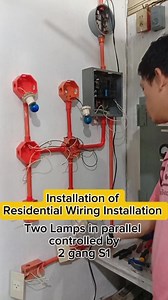 SKILLS TRAINING 2025 Residential Wiring Installation With Roughing-in Service Head Meter base 4 branches PB 1 Main CB 3 branches CB C.O & SPO #highlightsシ゚ #follower #electrical #electrician #StarsEverywhere | Electrical Apprentice