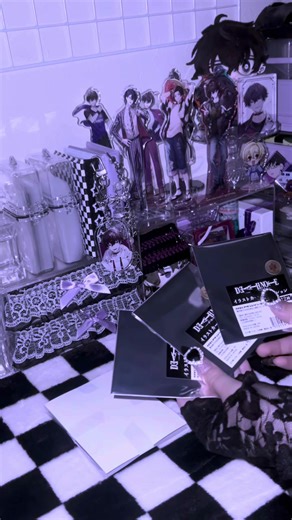 デスノート見た事ないけど、気になるからグッズ買ってみた👀 #デスノート #開封動画 #手元動画 #紫系統