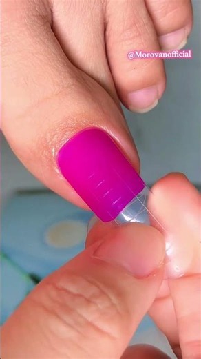 Beginner Friendly Nail Tutorial Using Poly Gel | Quick and Easy #poly #nailsalon #nailsart #morovan