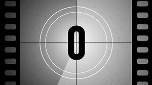 Old Movie Style Countdown Glitch Effect Stock Motion Graphics SBV-348477506 - Storyblocks