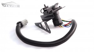 SleYuYir 4 to 7 Pin Trailer Wiring Harness Kit - Trailer Plug Adapter Compatible with 1999-2001 Ford F250 F350 Super Duty, Replace# YC3Z-13A576-CA, Black