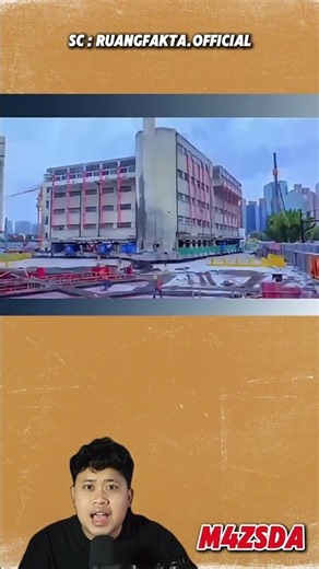 Viral! Incredible Chinese Tech That Can Move Buildings! #m4zsda #shortvideos #shorts #reaction