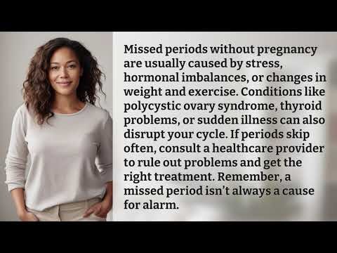 Why Does My Period Skip Without Pregnancy?