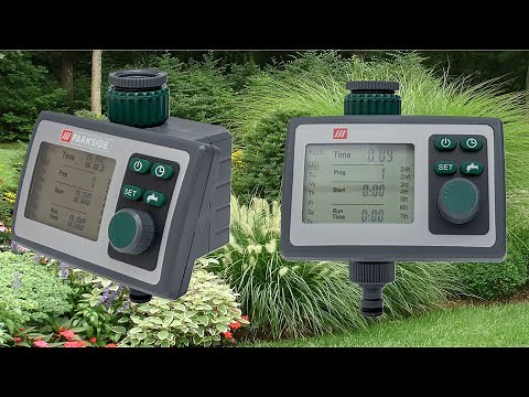 Parkside Programmable Watering Timer Unboxing Testing