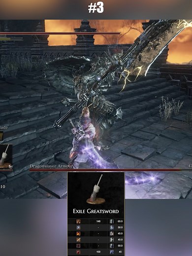 Top 10 Dark Souls 3 Weapons. Exile Greatsword #darksouls3 #fromsoftware #soulsborne