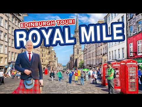 EDINBURGH SCOTLAND | A tour of the world famous ROYAL MILE | 4K Walking Tour