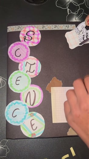 Aesthetic front page/cover page design for science project #aesthetic #diy #diyprojects #craft