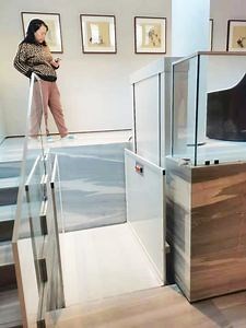 [Hot Item] Home Use Customized Hydraulic Wheelchair Vertical Stair Wheelchair Lift