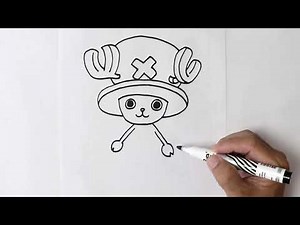 HOW TO DRAW TONY TONY CHOPPER Step by step