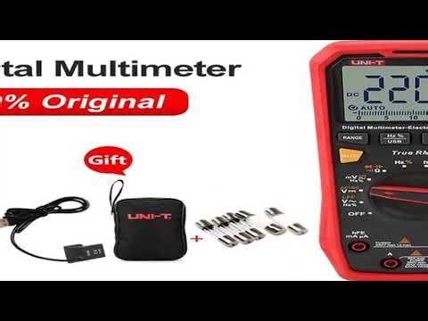 UNI-T Professional Multimeter Digital UT61E+ UT61D+ UT61B+ DC AC 1000V 60mF/220 mF Capacitance Test