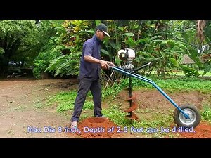 Earth Auger-Trolley Mounted