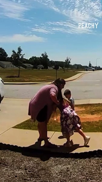 This is like watching dominoes fall! 🤣 #fails #CCTV #funny #fall #shorts