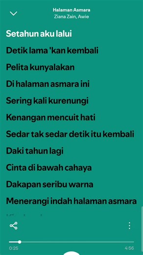 Halaman Asmara - Ziana Zain & Awie #halamanasmara #laguraya #lyrics #music #ijam_lyrics