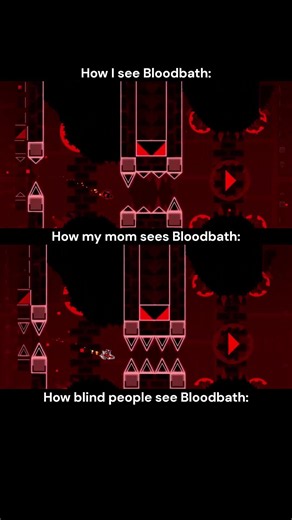 3 perspectives #gd #geometrydash #bloodbath