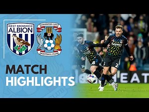 West Bromwich Albion 1-0 Coventry City | Match Highlights