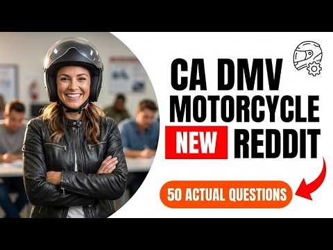 2026 California DMV Motorcycle Written Test Practice | 25 Essential M1 Permit Questions