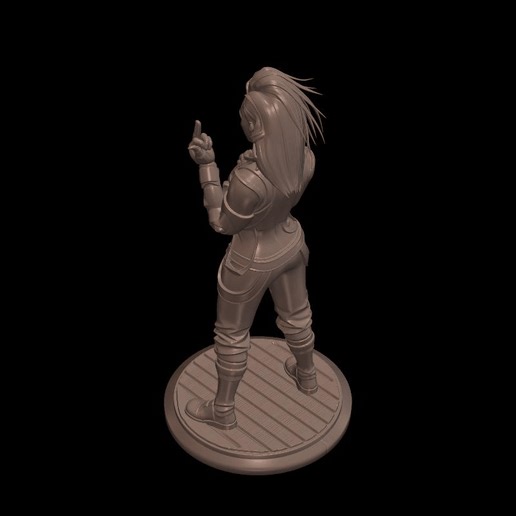 Ai - 0096 - Rebel Girl With Glowing Eyes